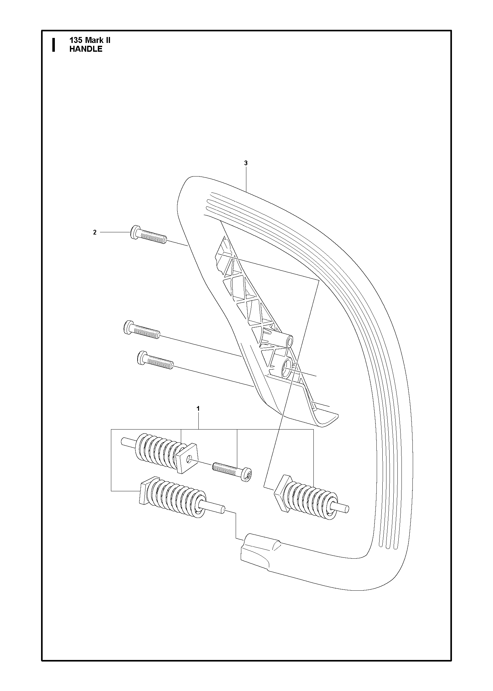 Despiece de ASA — Motosierra 135 Mark II