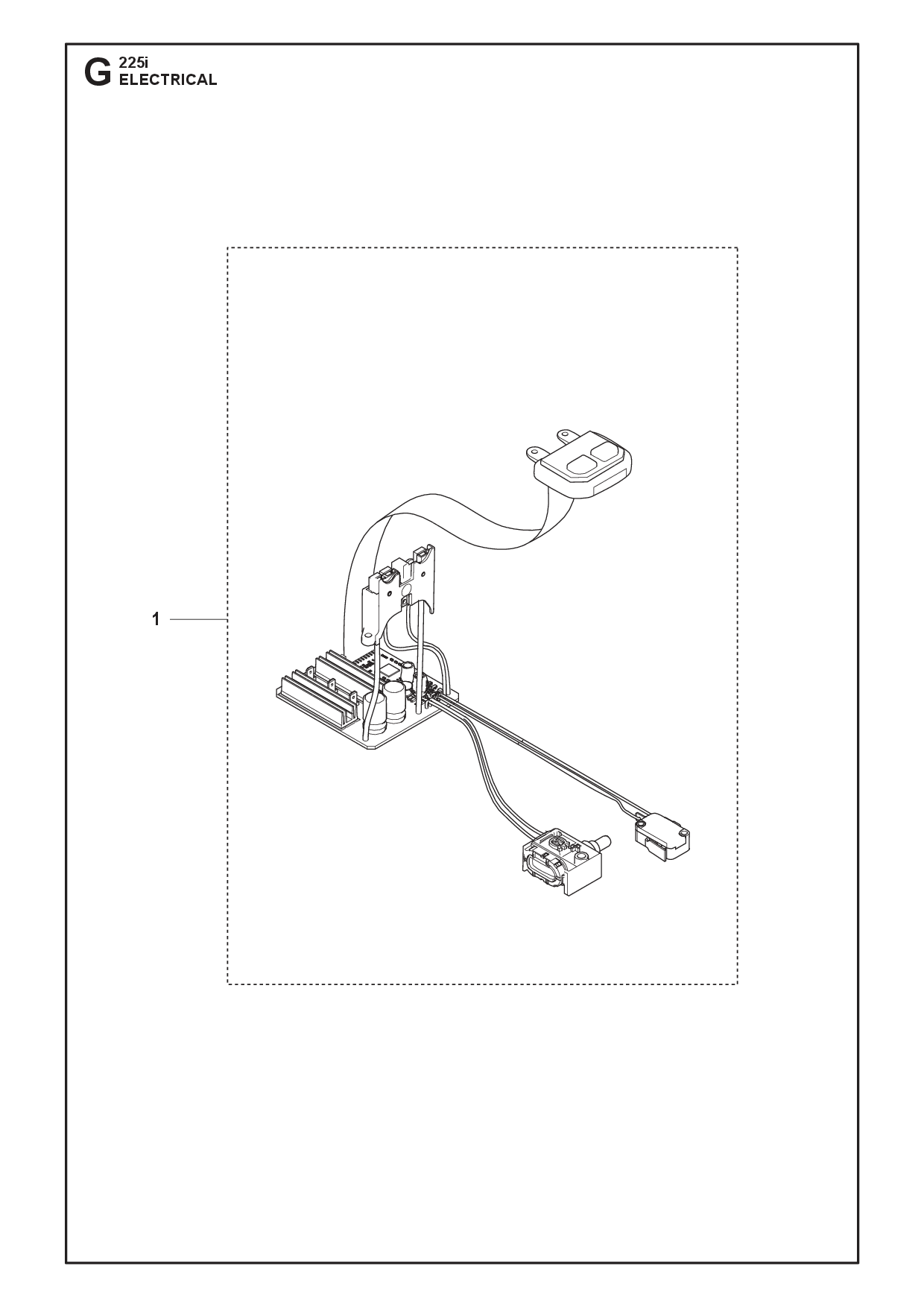 Despiece de ELECTICO — Motosierra a batería 225i