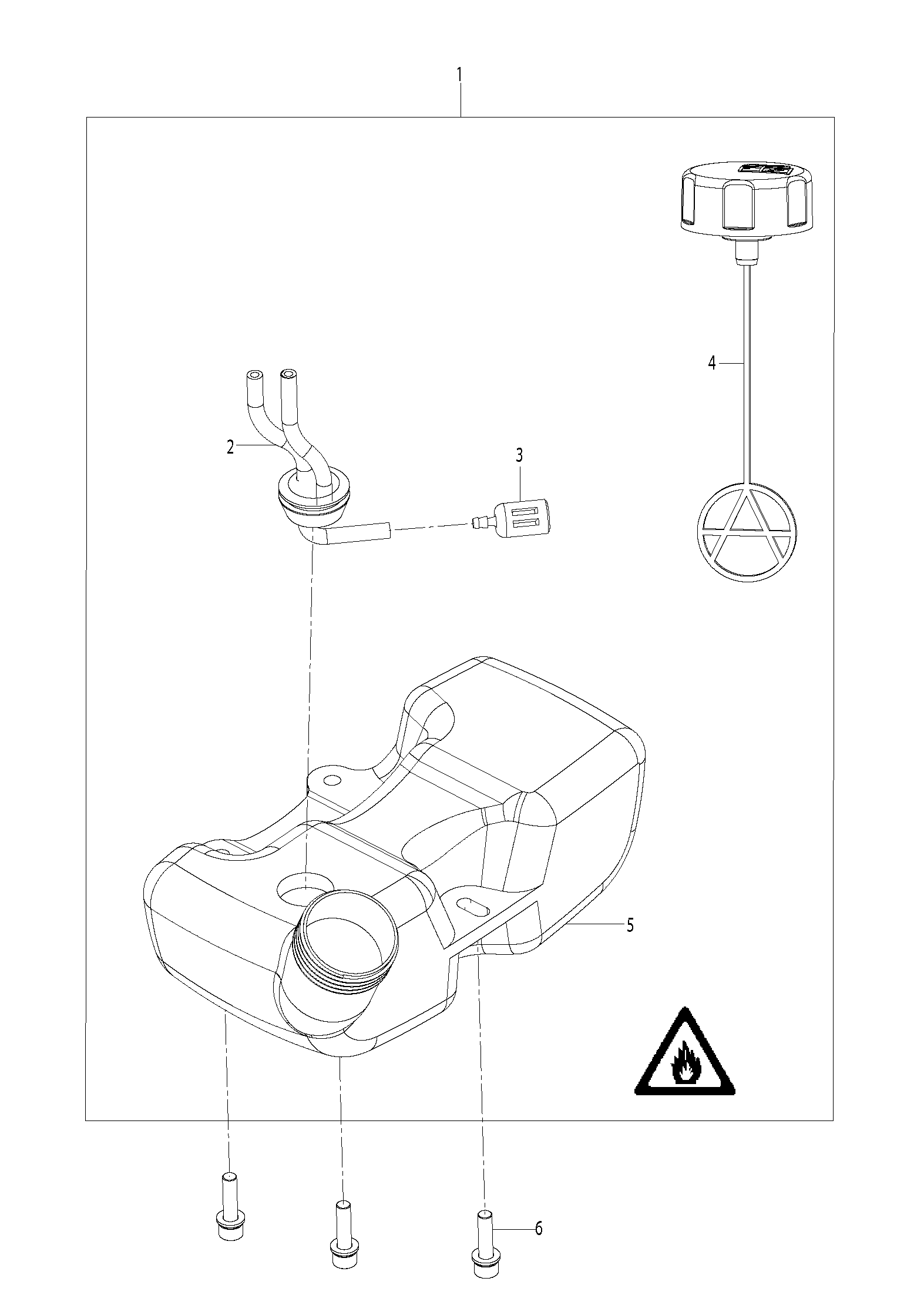 Despiece de SISTEMA DE COMBUSTIBLE — Pulverizador 321 S15