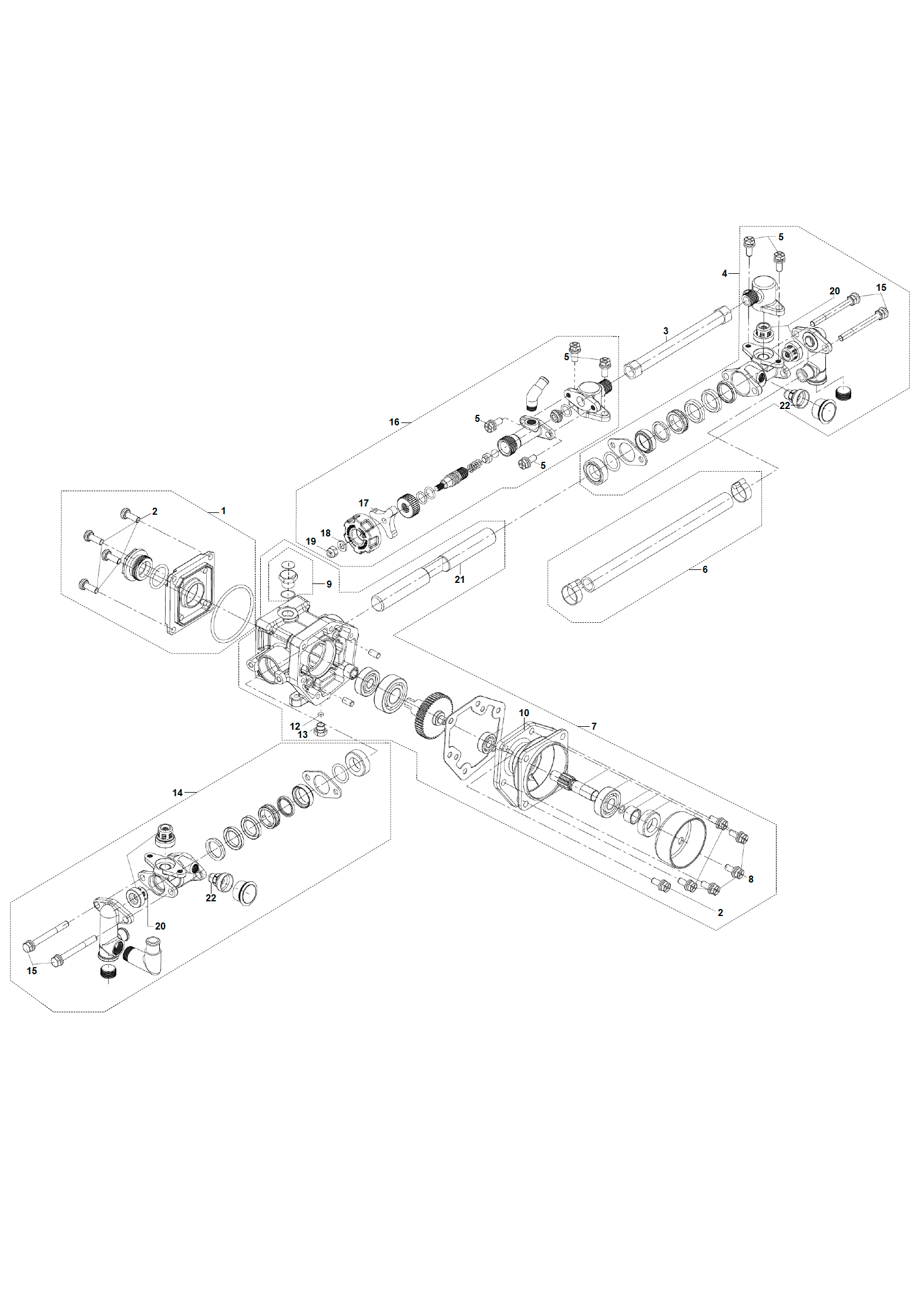 Despiece de PUMP — Pulverizador 321 S25