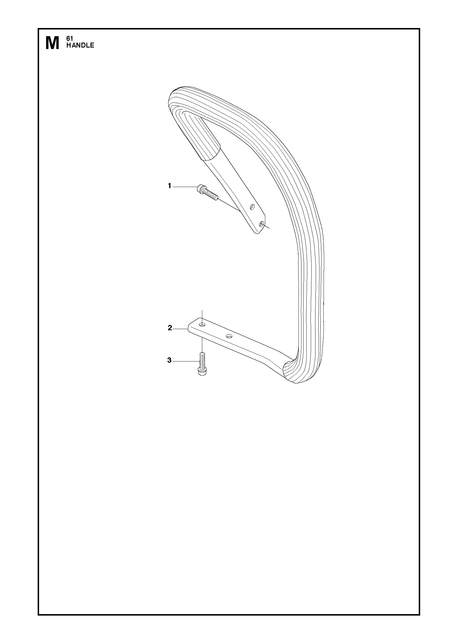 Despiece de ASA — Motosierra 61