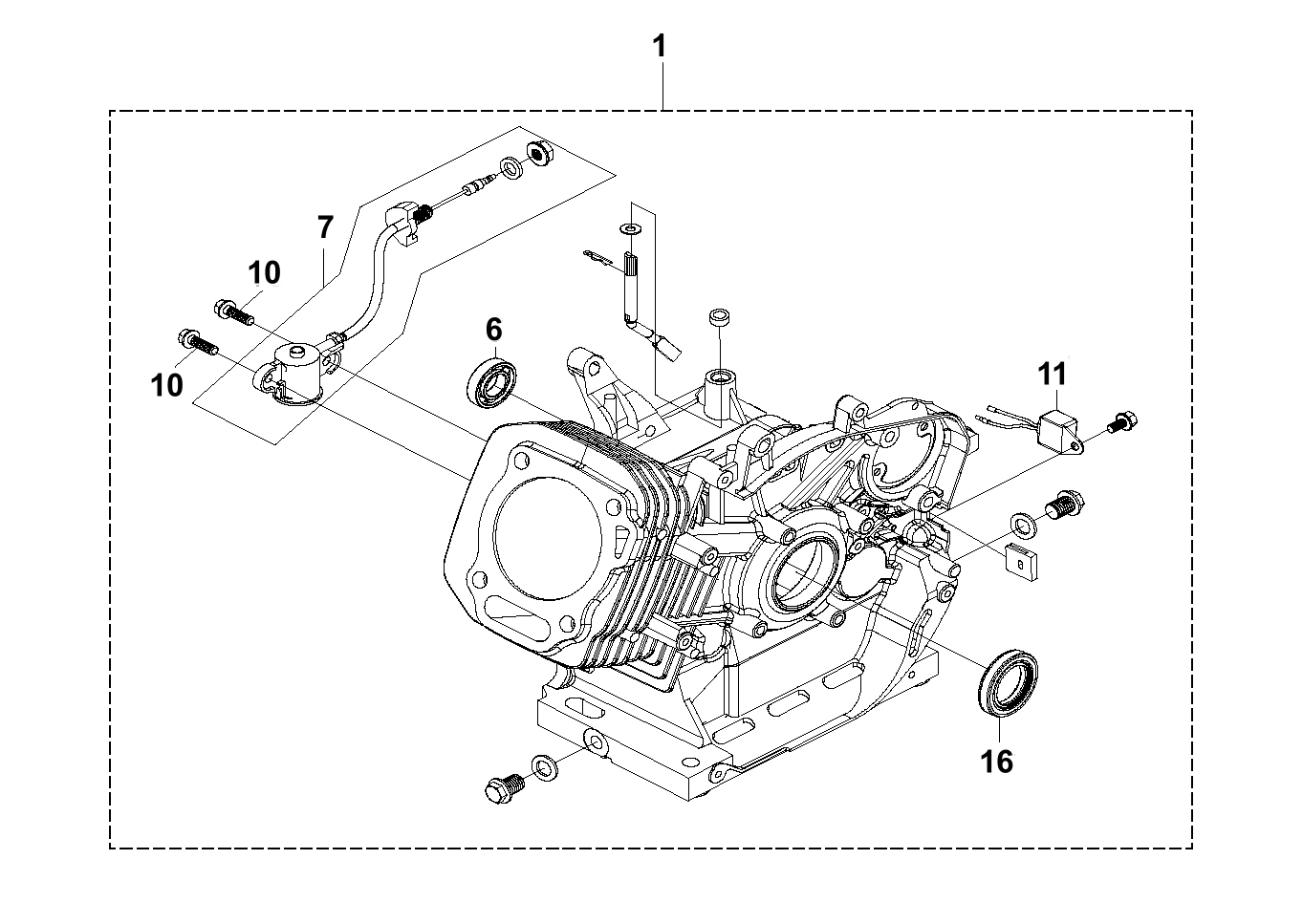 Despiece de CARTER — Generador G5500P
