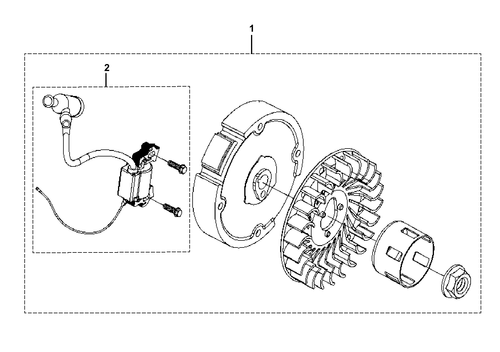 Despiece de FLYWHEEL — Generador G5500P