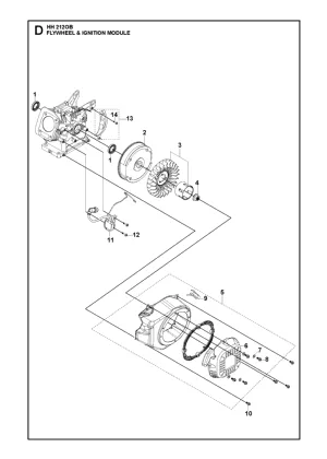 FLYWHEEL AND IGNITION ASSY