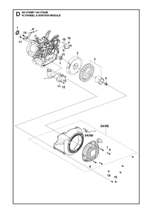 FLYWHEEL AND IGNITION ASSY