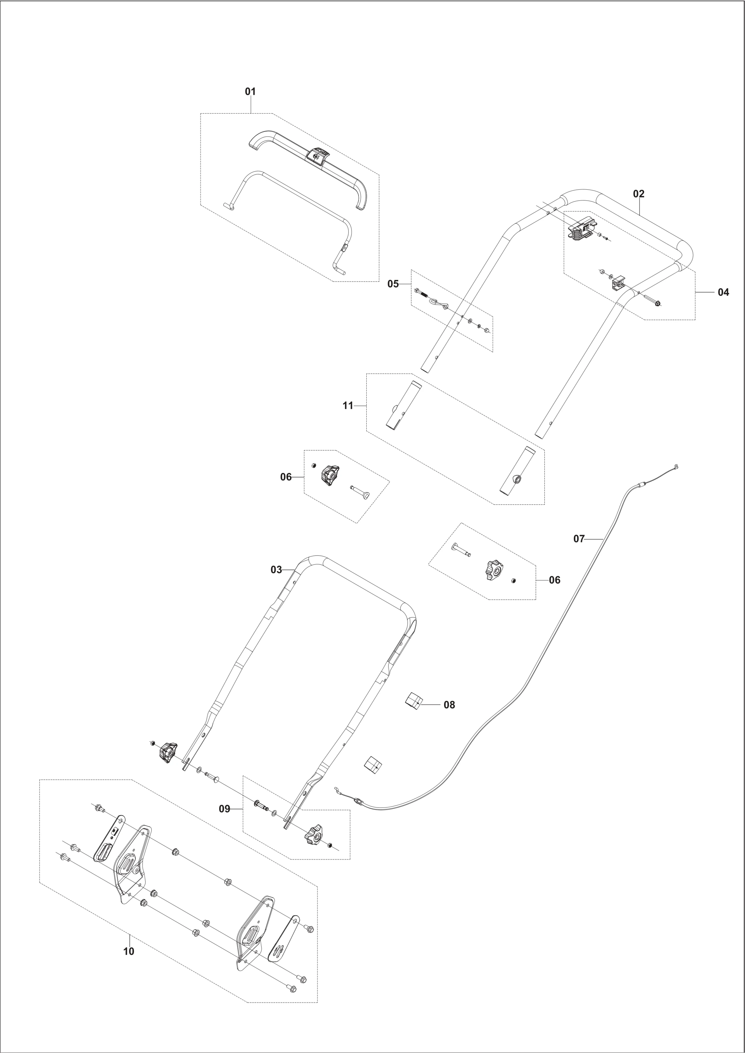 Despiece de ASA — Cortacésped LC140P