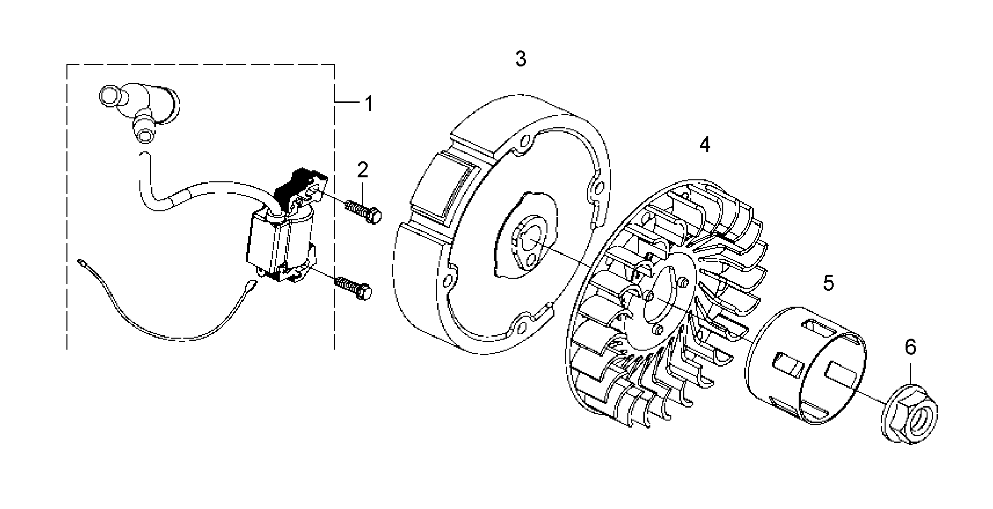Despiece de FLYWHEEL — Motobomba W50P